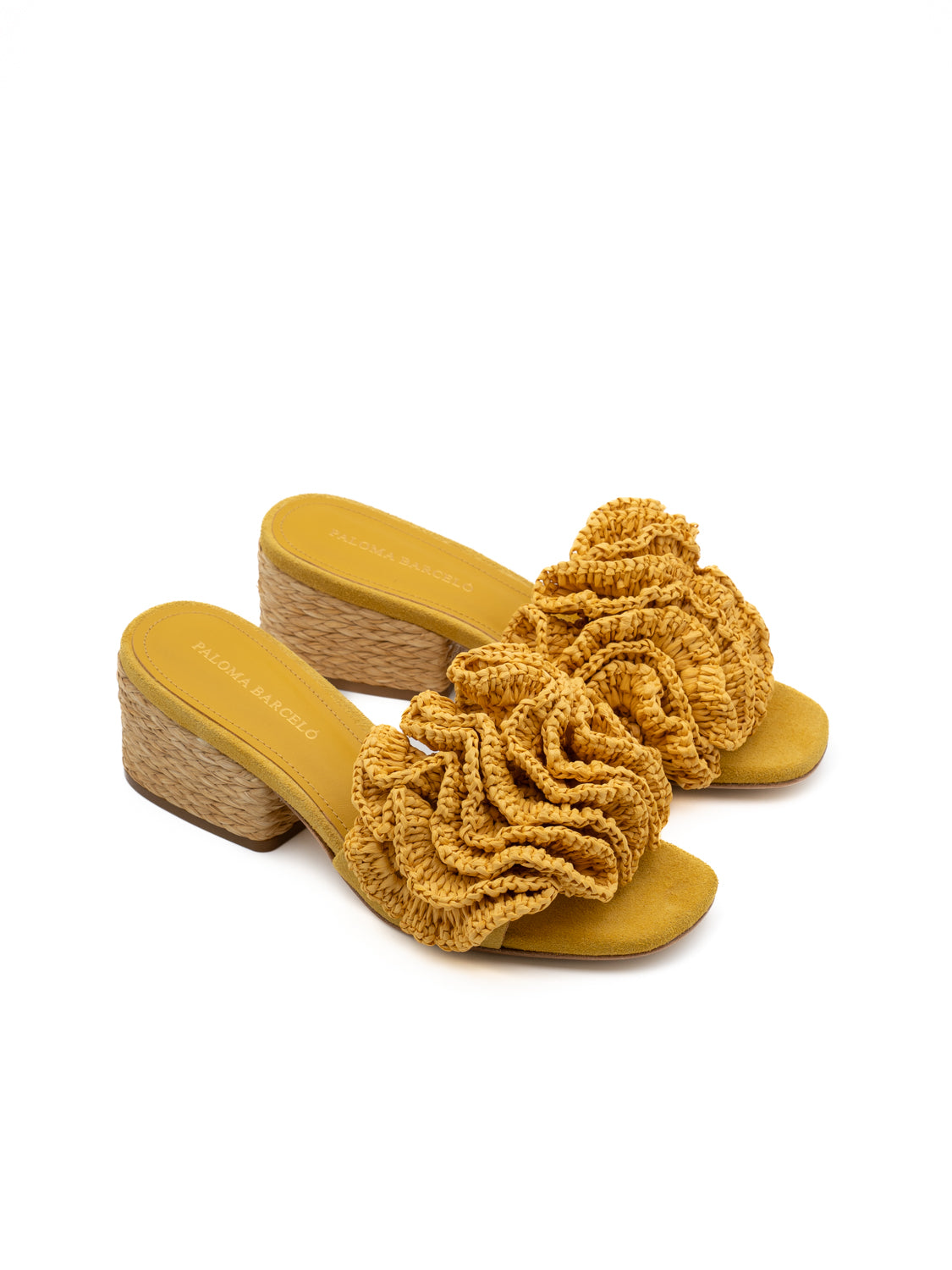 POLLY SUEDE OCHRE