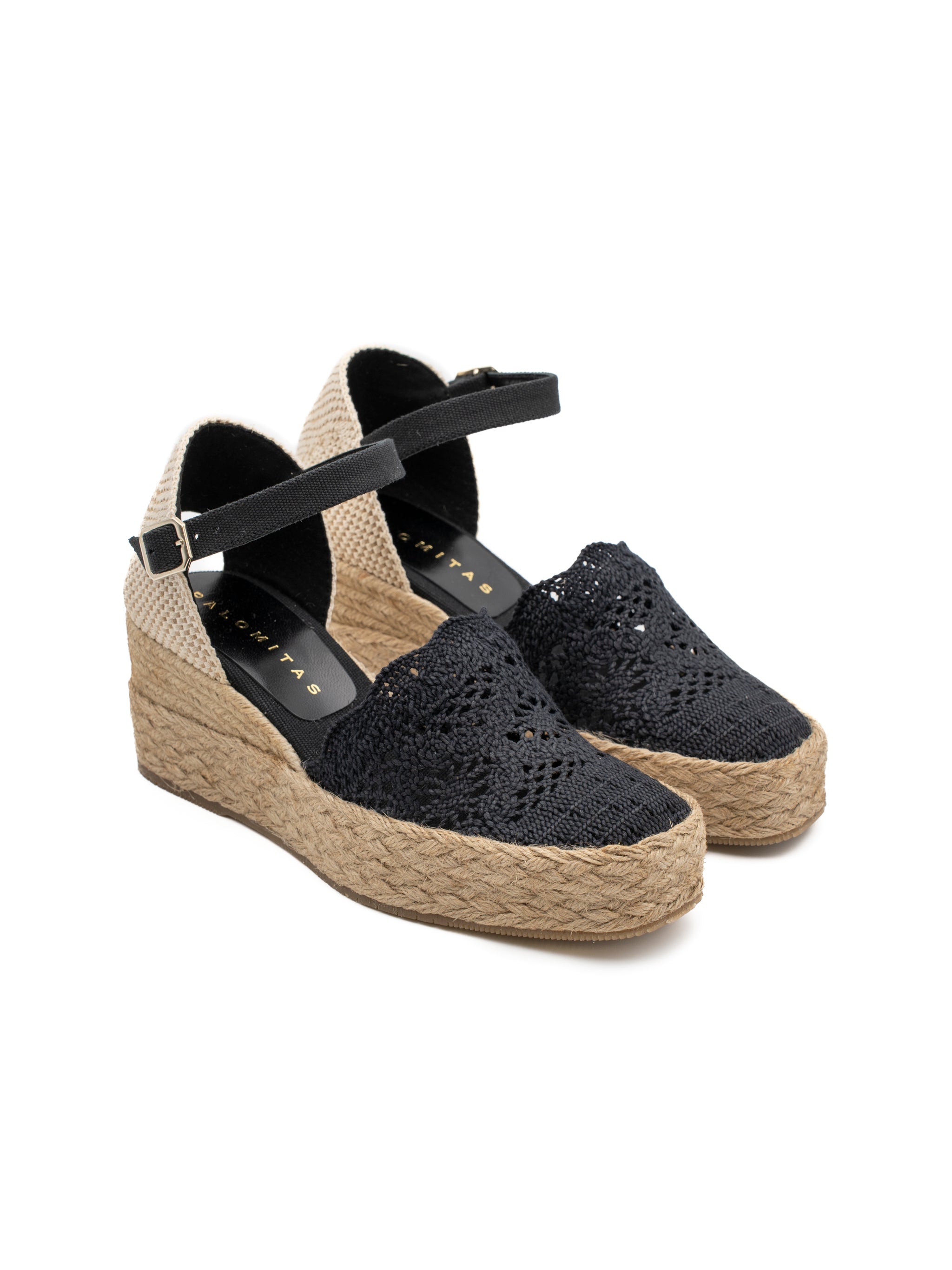 KLEO TEJIDO CROCHET BLACK