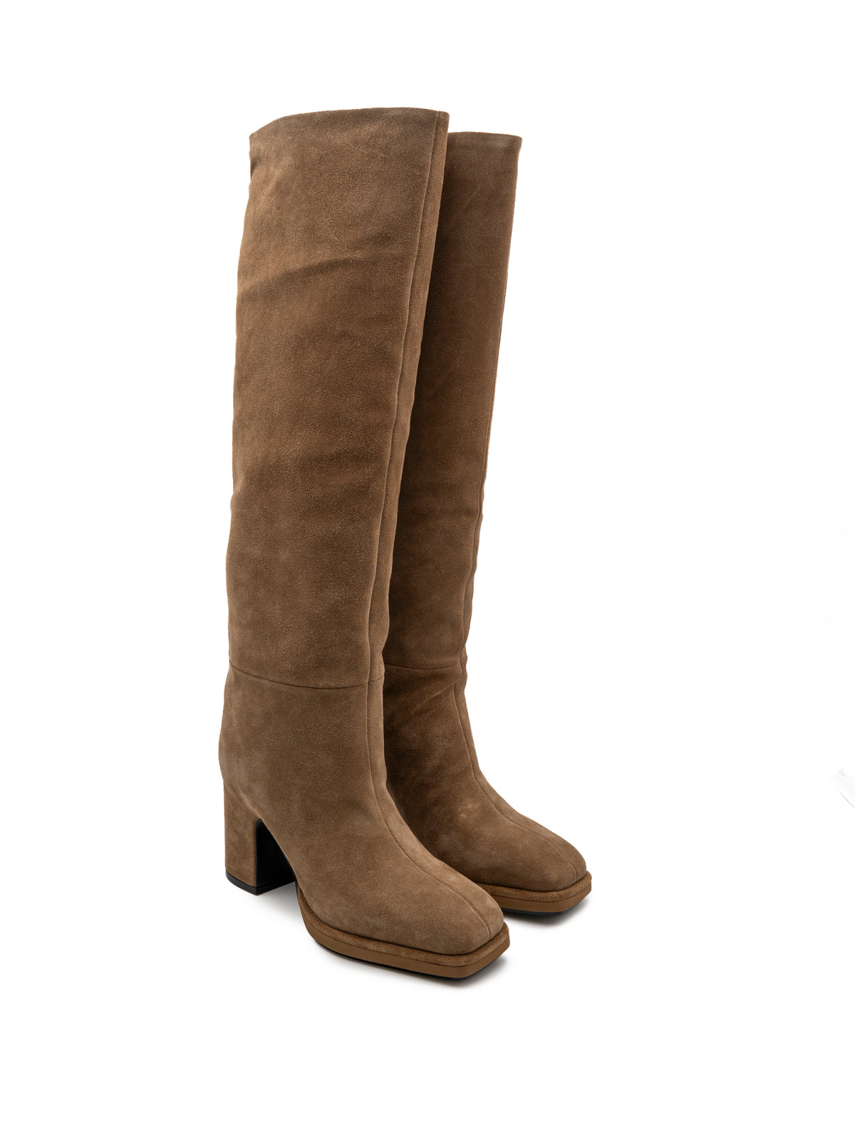OPHELIA SUEDE CAMEL