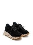 PIA SUEDE BLACK SOLE LATTE
